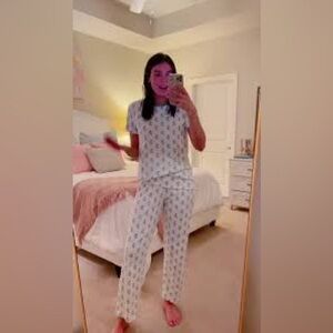 LAKE Women's Cream Pajama Set